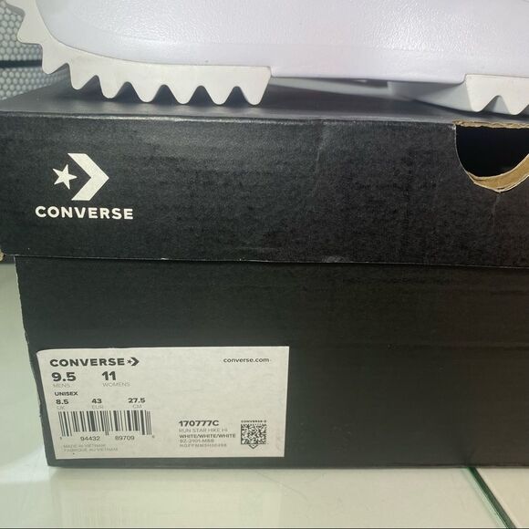 🆕 Converse	Run Star Hike High 'Triple White' - Mens Sizes - Picture 12 of 15